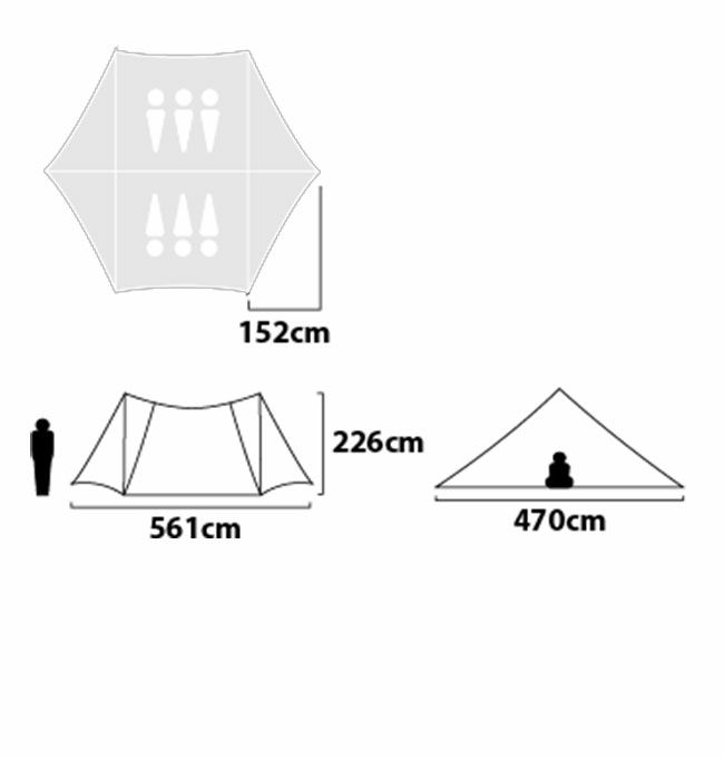 NEMO Equipment ニーモイクイップメント ヘキサライト6P｜SUNDAY 