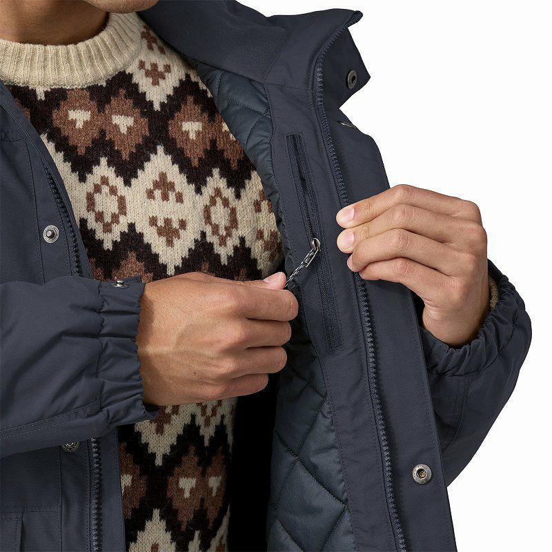patagonia パタゴニア ダウン イスマスジャケット ネイビー 裏起毛