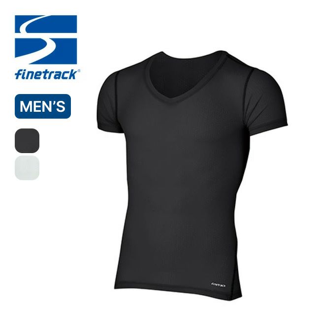 finetrack ファイントラック メンズ ドライレイヤーベーシックVネックT