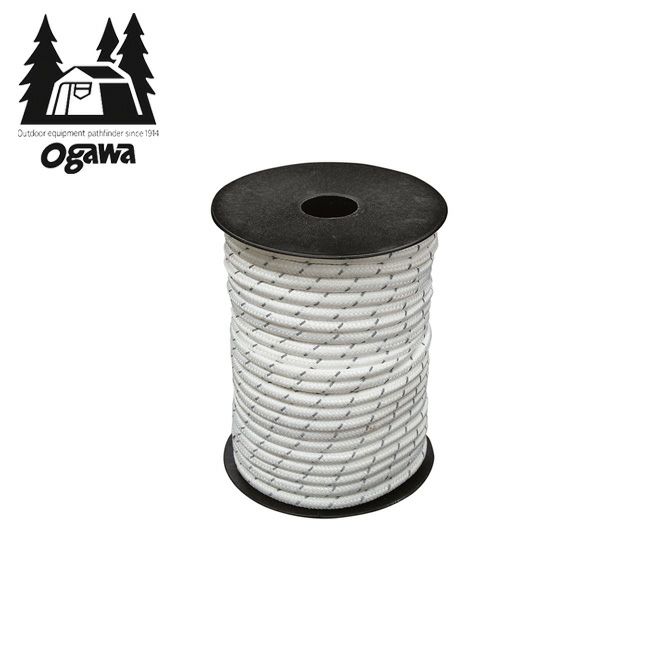 OGAWA オガワ 張綱5mm 反射材入り 30m(ボビン巻)