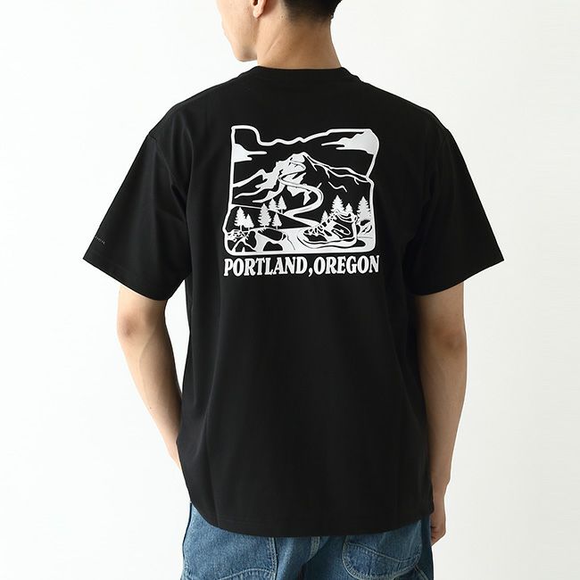 Columbia コロンビア ヤハラフォレストグラフィックショートスリーブTシャツ メンズ