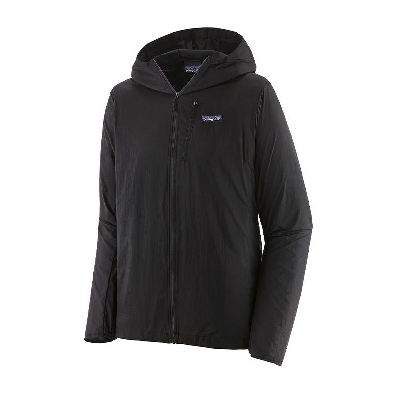 patagonia メンズM ブラック　フーディニジャケット　パタゴニア