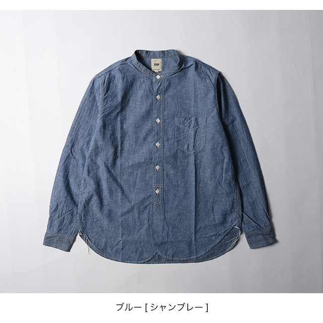 FOB FACTORY エフオービーファクトリー バンドカラーシャツ｜SUNDAY