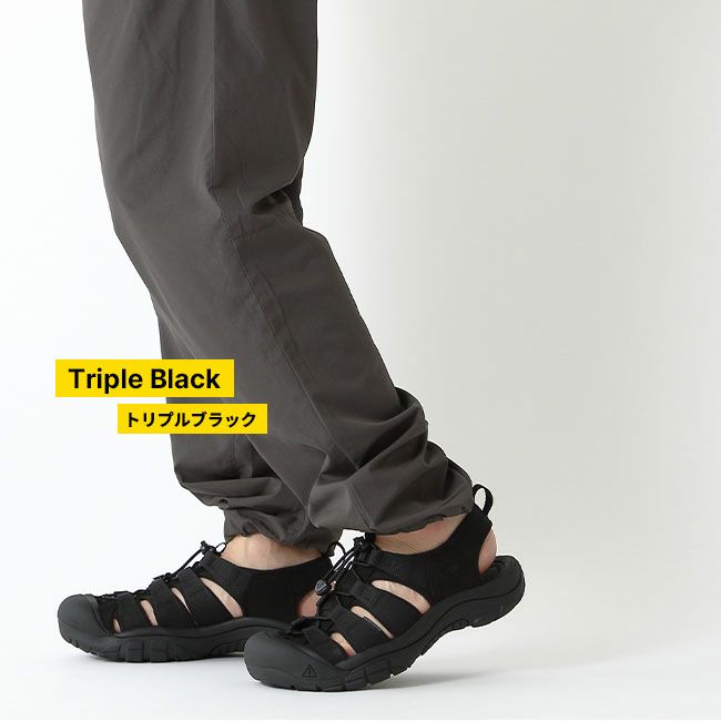 キーン　ニューポートH2　トリプルブラック　26.5 KEEN Men's Black Water Hiking Sandals - Newport H2 | KEEN Footwear