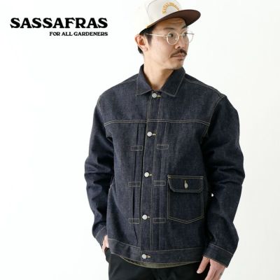 SASSAFRAS ササフラス ガーデナージャケット インディゴ｜Outdoor