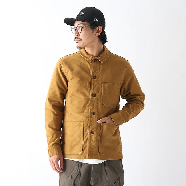 FOB FACTORY エフオービーファクトリー フレンチモールスキンジャケット