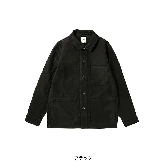 FOB モールスキンジャケット黒 Mサイズ FOB FACTORY エフオービーファクトリー フレンチモールスキン