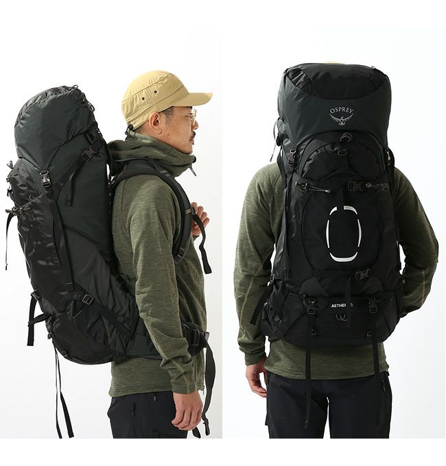 OSPREY オスプレー イーサー55｜Outdoor Style サンデーマウンテン