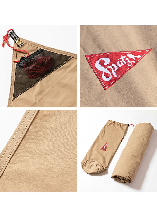 Spatz スパッツ スクエアウィング450BTCタープ｜SUNDAY MOUNTAIN