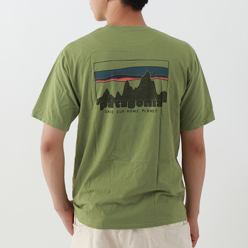 patagonia パタゴニア 73 スカイライン オーガニックTシャツ メンズ｜Outdoor Style サンデーマウンテン