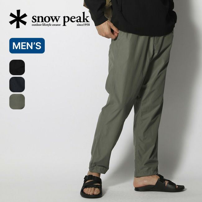 snow peak スノーピーク ライトマウンテンクロスパンツ｜Outdoor Style
