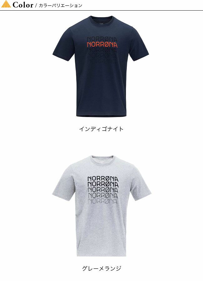 NORRONA ノローナ  コットンボルダーTシャツ メンズ｜Outdoor Style