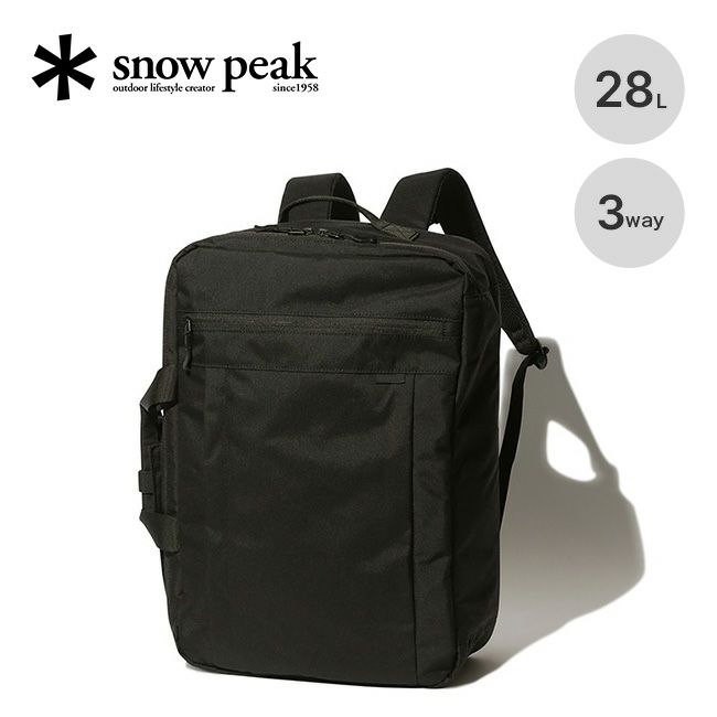 snow peak スノーピーク エブリデイユーズ3ウェイビジネスバッグ