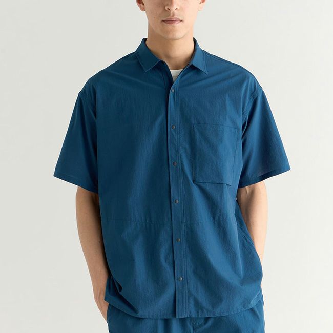 最終値下げNANGA×WIND AND SEAベージュNANGA半袖シャツS 最終値下げNANGA×WIND AND SEAベージュNANGA半袖シャツS