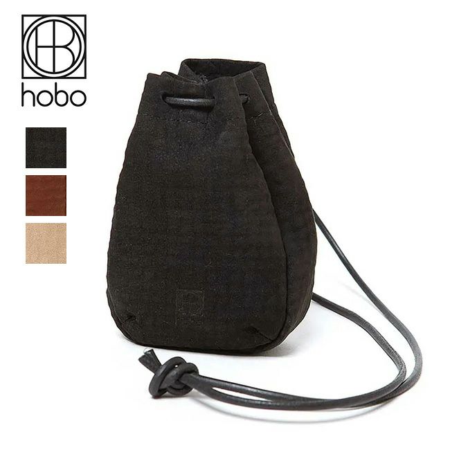 hobo ホーボー ドローストリングポーチミニウィズエコーレザー｜Outdoor Style サンデーマウンテン