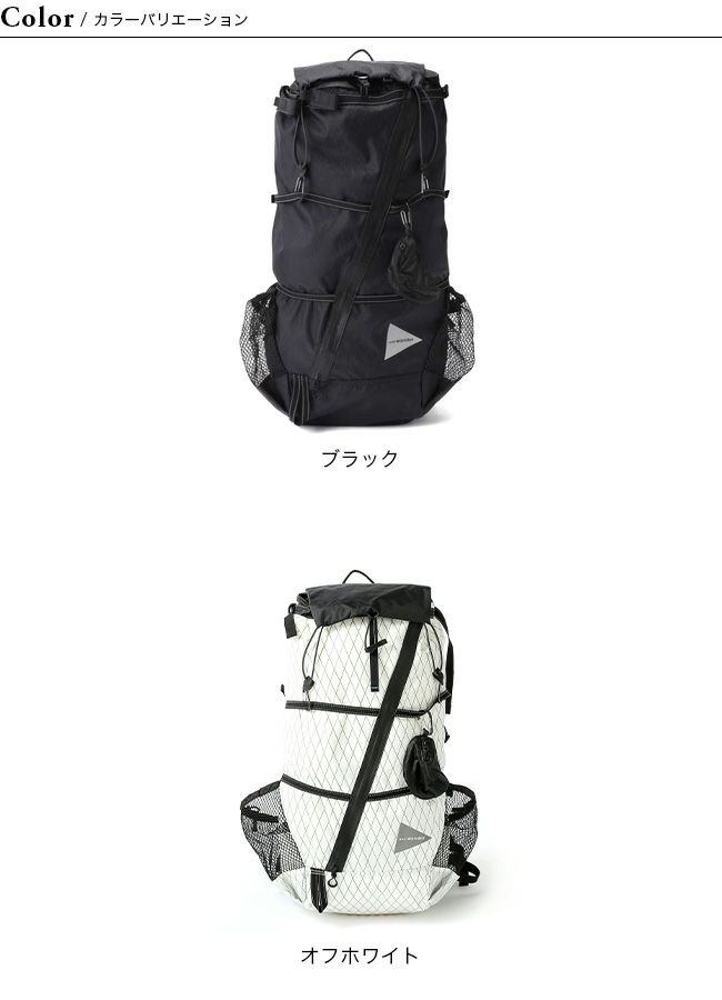 and wander アンドワンダー Xパック 45L バックパック｜Outdoor Style