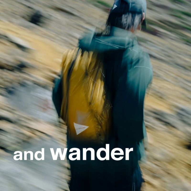 and wander アンドワンダー ハイロフトフリースジャケット