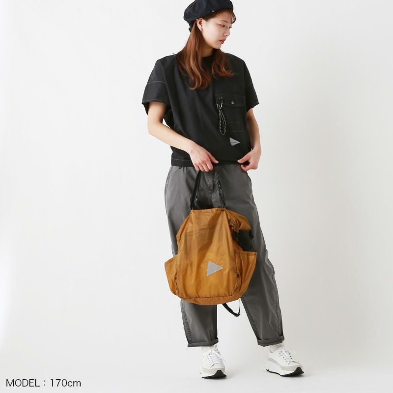andwander トートバッグ and wander アンドワンダー シルトートバッグ｜SUNDAY MOUNTAIN