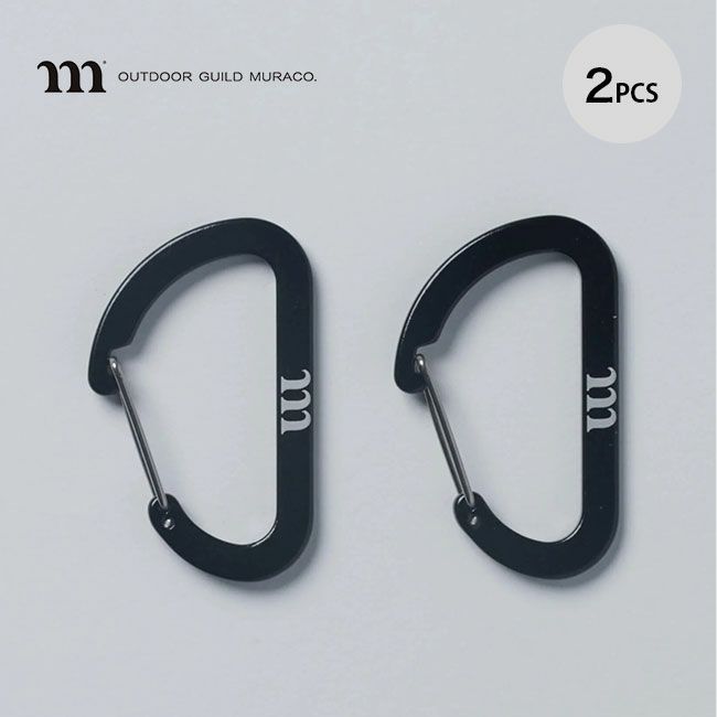 muraco ムラコ ワイヤーゲートカラビナ フラット65mm 2PCS