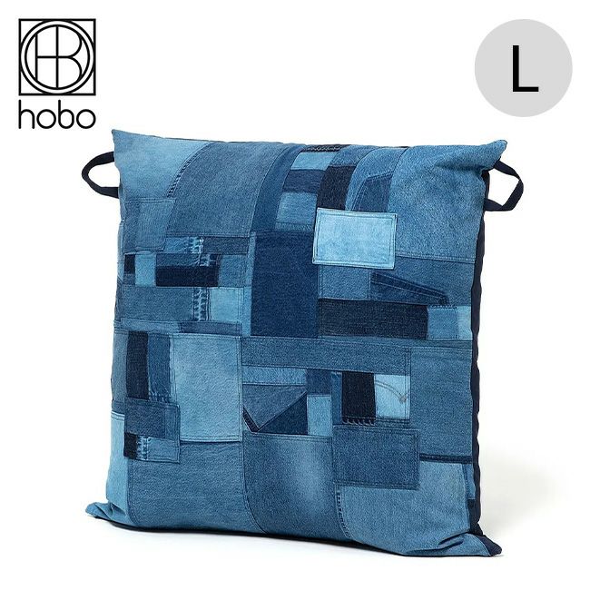 hobo ホーボー クッションM アップサイクルUSアーミークロス ログ