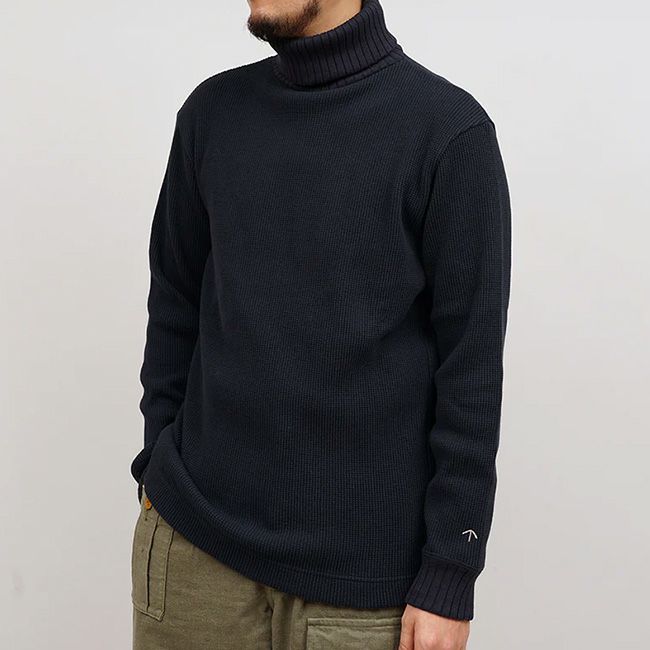 NIGEL CABOURN ナイジェルケーボン タートルネックワッフル