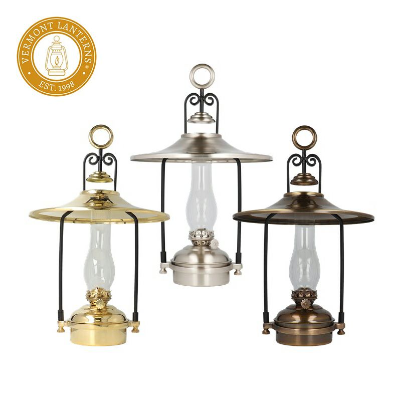 Vermont Lanterns バーモントランタン ハンギングオイルランタンワイドシェイド
