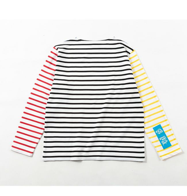 MMA クレイジーボーダー Sサイズ Be.Nection tシャツ OVER SIZE MULTI BORDER T-SH / ビッグ