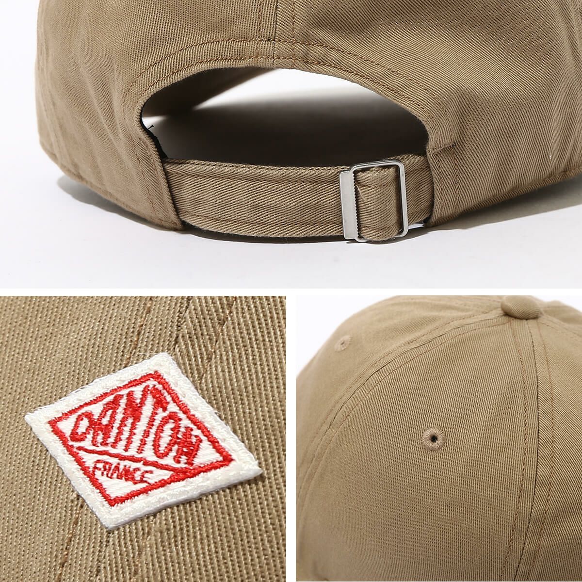 DANTON ダントン 6パネルキャップ チノクロス ユニセックス｜SUNDAY