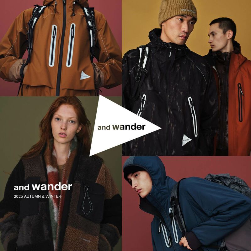 and wander アンドワンダー オーバーサイズカーゴパンツ｜SUNDAY