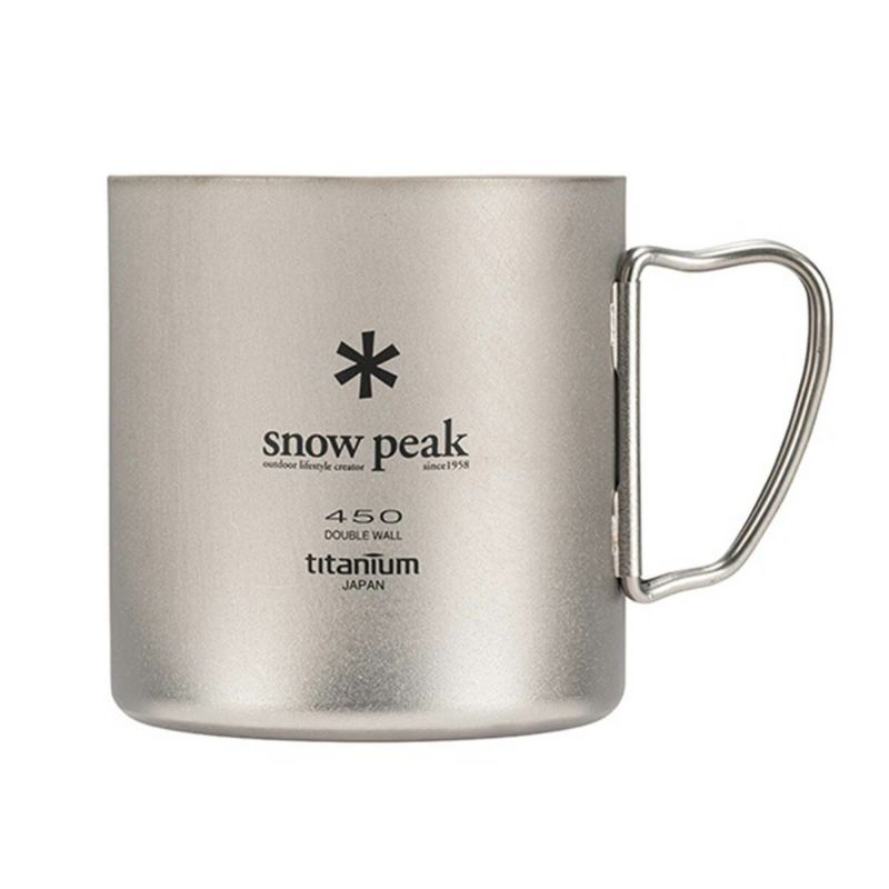  peak チタン ダブルマグカップ 450ml 2個セットなど snow peak スノーピーク チタンダブルマグ 450｜SUNDAY MOUNTAIN