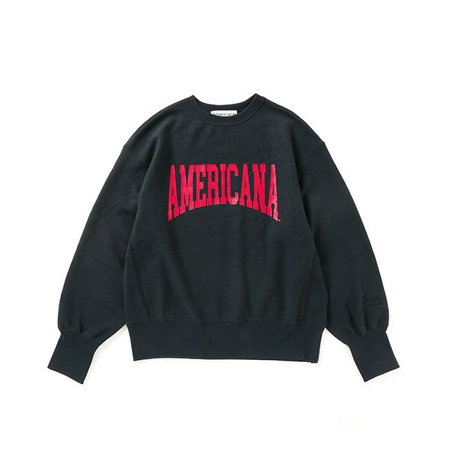 AMERICANA アメリカーナ リバースウィーブクルー｜Outdoor Style