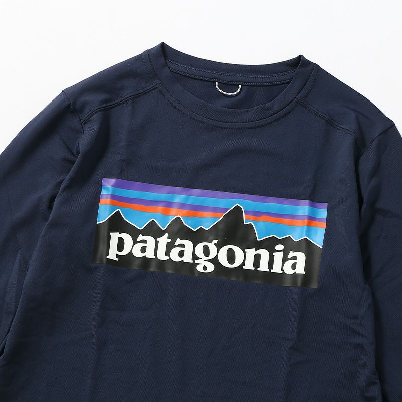 patagonia パタゴニア L/SキャプリーンシルクウェイトTシャツ【キッズ 