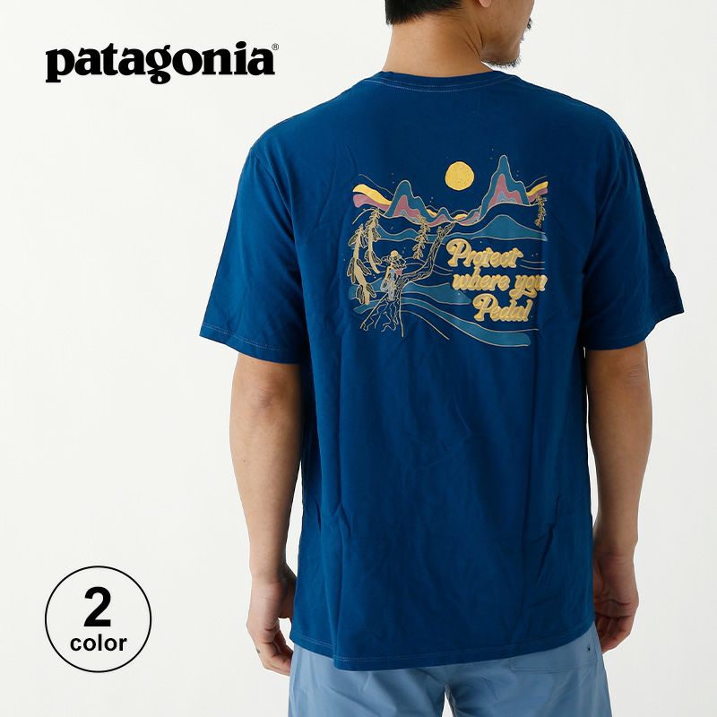 patagonia パタゴニア プロテクトべダルオーガニックTシャツ