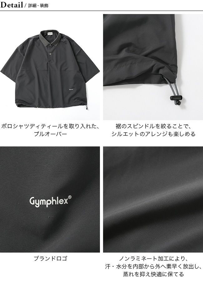Gymphlex ジムフレックス ポロプルオーバーS/S【ウィメンズ 