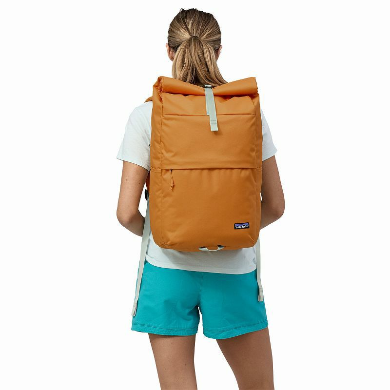 Patagonia しぶく オレンジ ロールトップバックパック