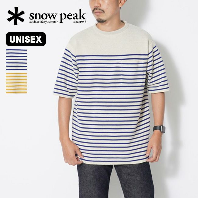 snow peak スノーピーク Co/Ny/Pe S/Sクルーネックプルオーバー