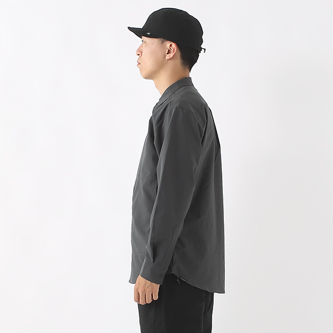 AXESQUIN アクシーズクイン L/Sベンチレーションシャツ メンズ｜SUNDAY 