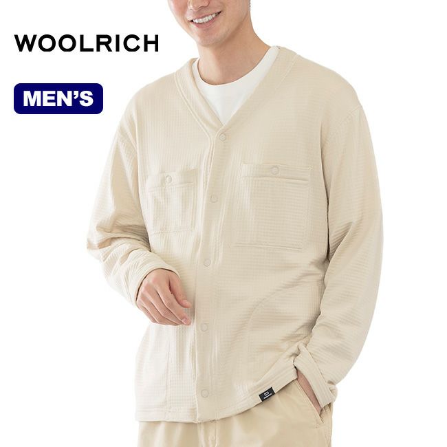 WOOLRICH ウールリッチ パワーグリッドカーディガン｜Outdoor Style