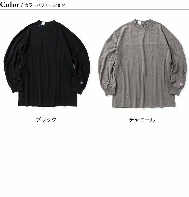 カラーホワイトエヌハリウッド × チャンピオン ロングスリーブシャツ[C8-X416］
