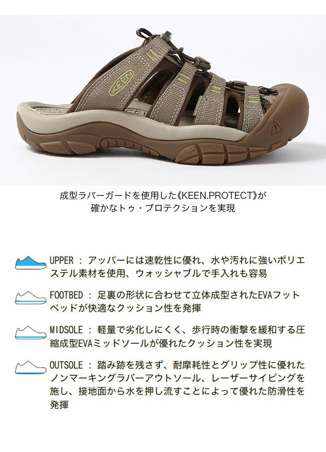 KEEN キーン ニューポート スライド【ウィメンズ】｜Outdoor Style