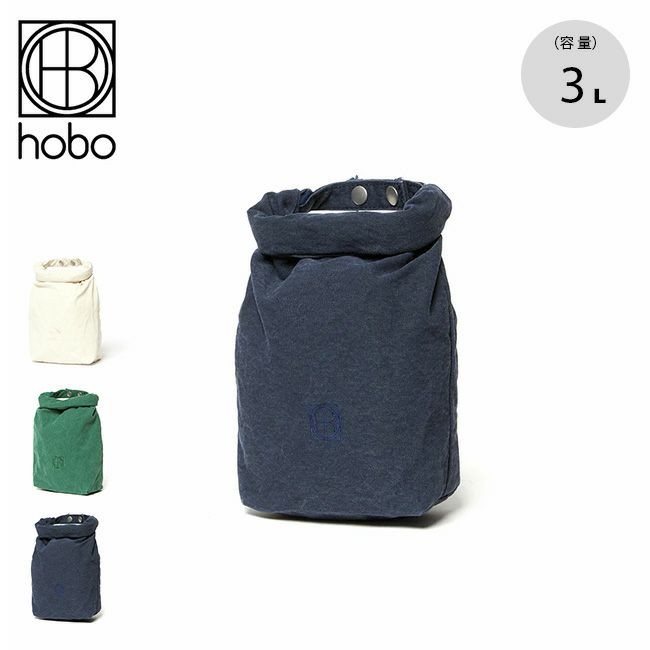 hobo ホーボー コットンキャンバスヴィンテージウォッシュ ロールトップバッグ