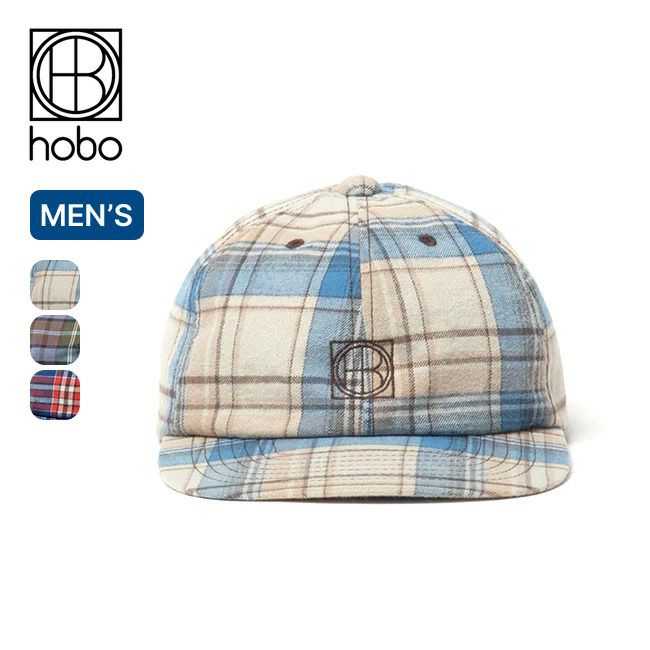 hobo ホーボー コットンフランネルビンテージウォッシュ 6パネルキャップ