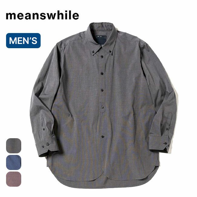 meanswhile ミーンズワイル ラゲッジL/Sシャツ｜SUNDAY MOUNTAIN 