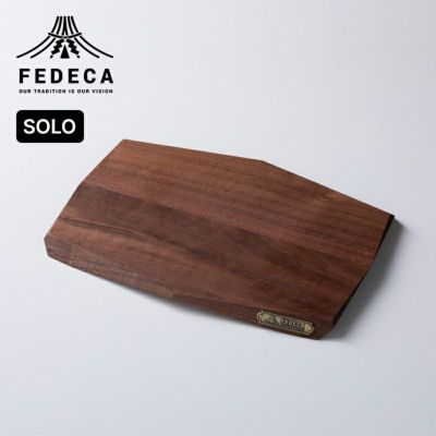 FEDECA フェデカ ファセットカッティングボードブラックウォルナット