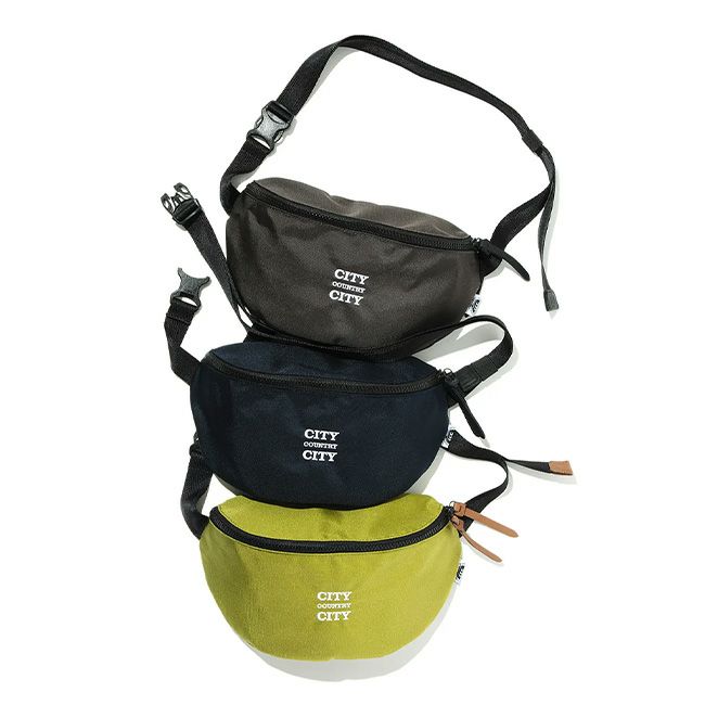 CITY COUNTRY CITY×hobo シティカントリーシティ×ホーボー エブリディウェストポーチ ナイロンオックスフォードfor シティカントリーシティ