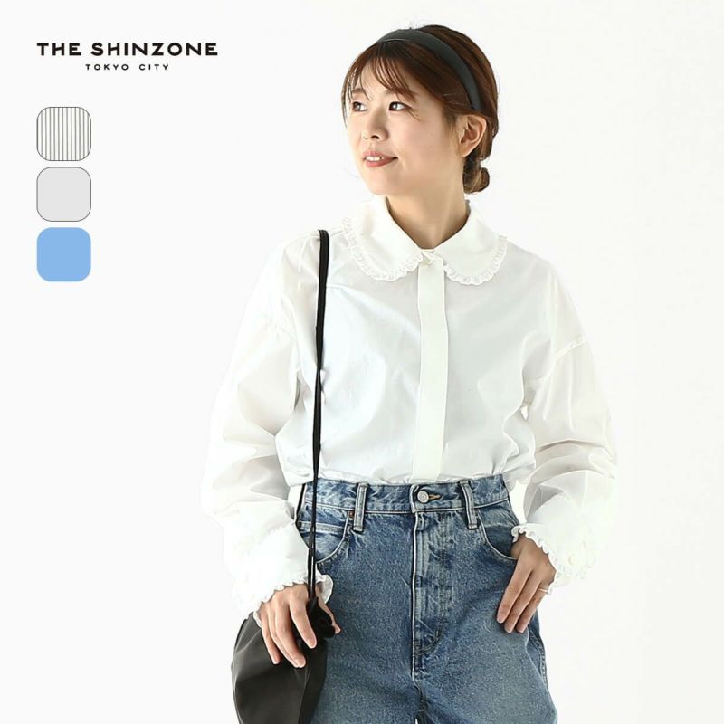 THE SHINZONE ザ シンゾーン フリルカラーブラウス｜Outdoor Style