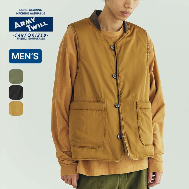 ARMY TWILL アーミーツイル Peウェザーリバーシブルベスト