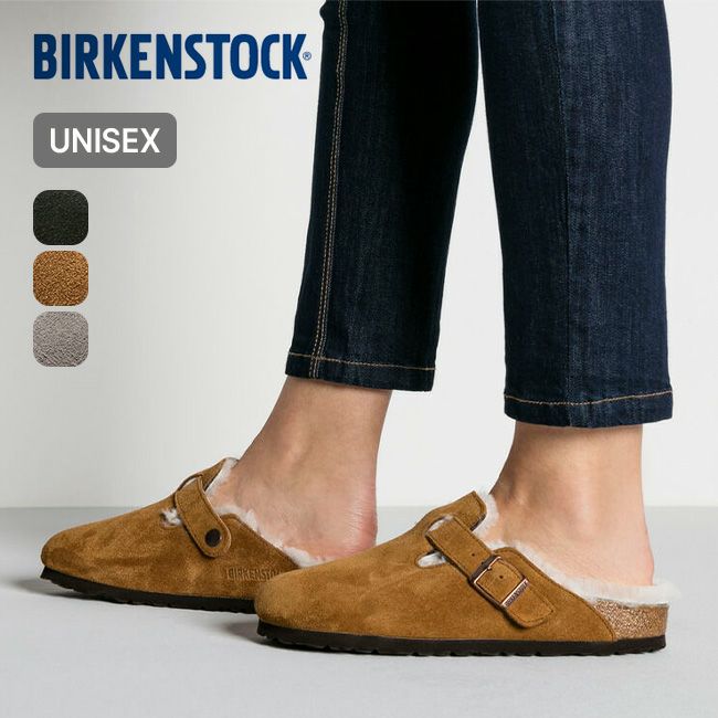 純正販促BIRKENSTOCK ボストン スエードナローサイズ 39 靴