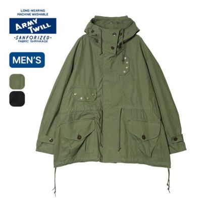 ARMY TWILL アーミーツイル コットンナイロンフーデッドコート