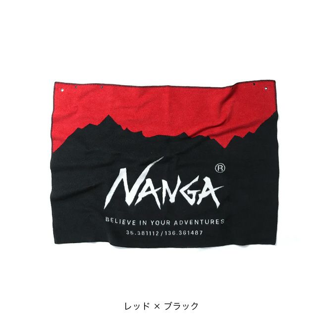 NANGA ナンガ フレームレジスタントロゴブランケット｜SUNDAY MOUNTAIN